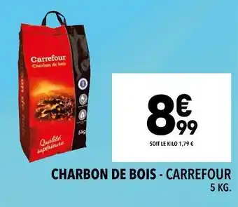Supeco Carrefour charbon de bois offre