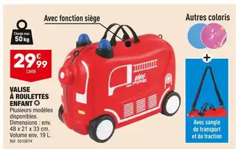Valise Ă roulettes enfant