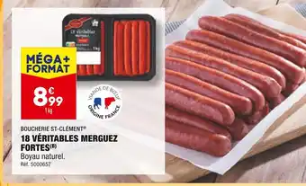 ALDI Boucherie st-clément 18 véritables merguez fortes offre