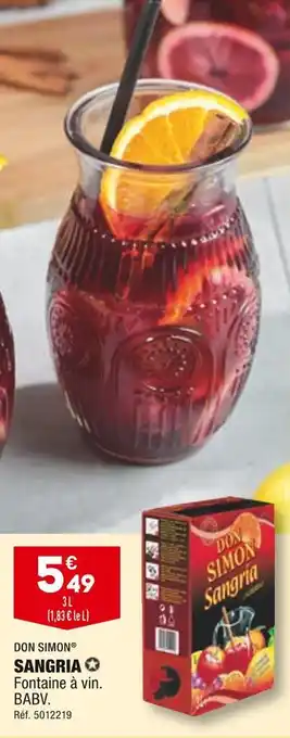 ALDI Don simon sangria offre
