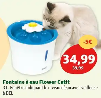 Maxi Zoo Fontaine à eau flower catit offre