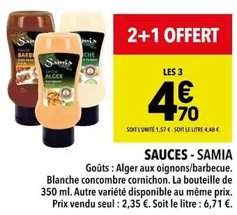 Samia sauces