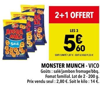 Supeco Vico monster munch offre