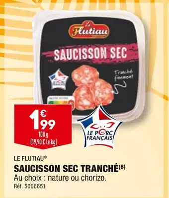ALDI Le flutiau saucisson sec tranché offre