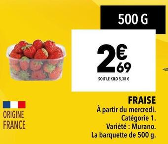 Supeco Fraise offre