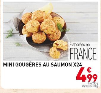 Grand Frais Mini gougères au saumon x24 offre