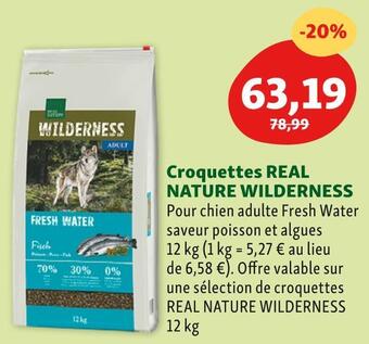 Maxi Zoo Real nature wilderness croquettes offre