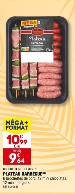 ALDI Boucherie st-clément plateau barbecue offre