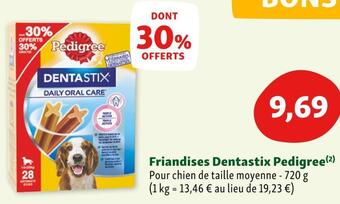Maxi Zoo Pedigree friandises dentastix offre