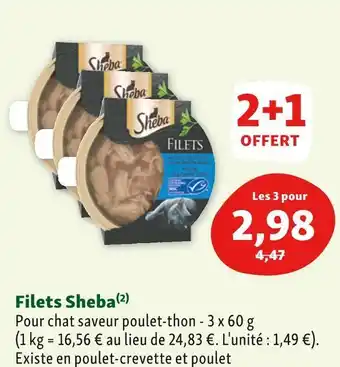 Maxi Zoo Sheba filets offre