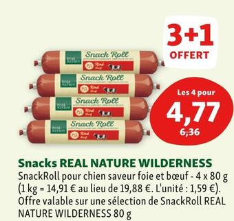 Maxi Zoo Real nature wilderness snacks offre