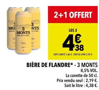 3 monts biĂšre de flandre