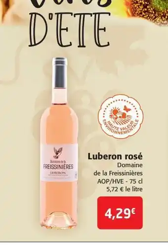 Colruyt Luberon rosé offre