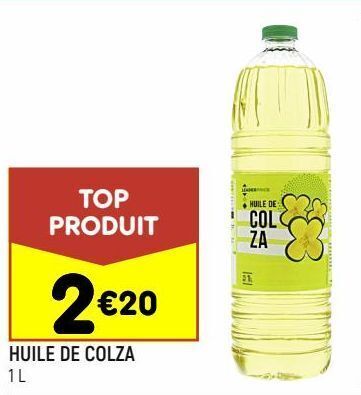 Leader Price Huile de colza offre
