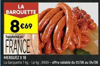 Leader Price Merguez x8 offre