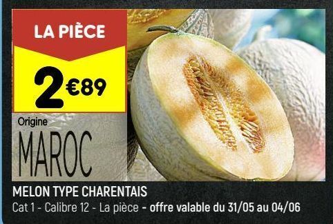 Leader Price Melon type charentais offre