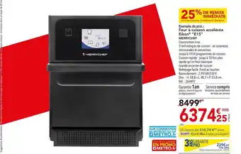METRO Four à Cuisson Accélérée Eikon offre