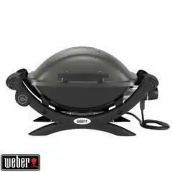 Truffaut Weber - barbecue électrique q1400 gris foncé offre