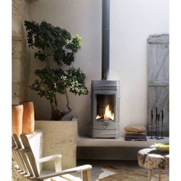 Truffaut Invicta - poele a bois invicta cassine - puissance optimale :10 kw - max : 15 kw - rendement 76%, bûches 34 cm - fabriqué en offre