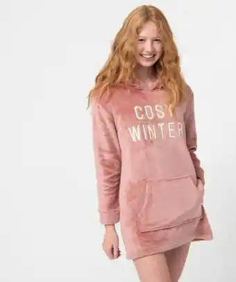 Gémo Chemise de nuit femme en maille peluche offre