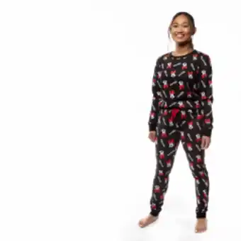 b&m Pyjama noir imprime minnie offre