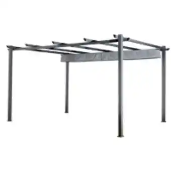 E.Leclerc Brico Pergola autoportante 3 × 4m cassis grise - structure aluminium offre