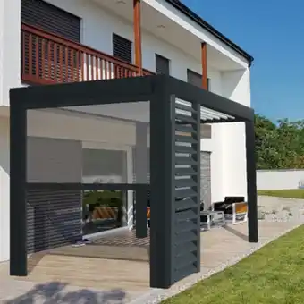 Pergola bioclimatique motorisée autoportée - moorea