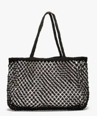 Gémo Sac de plage femme macramé en jute offre