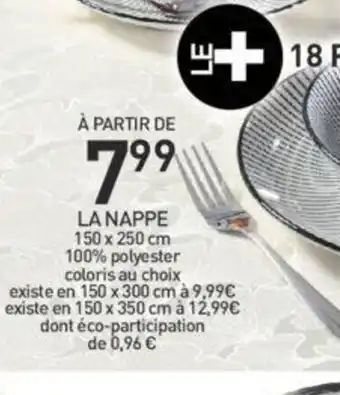 Stokomani La Nappe offre