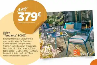 Salon tendance ecloz