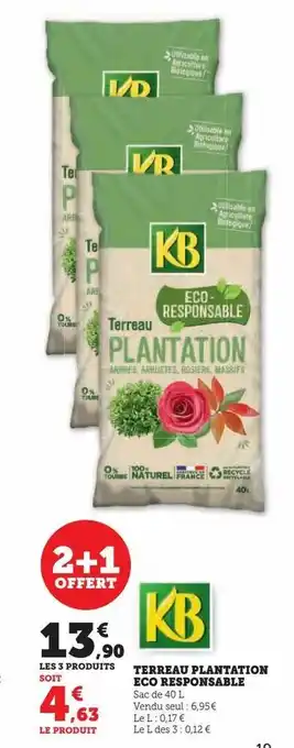 Terreau plantation eco responsable