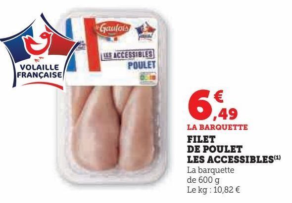 U Express Filet de poulet les accessibles offre