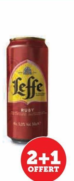 U Express Biere leffe ruby 5° offre
