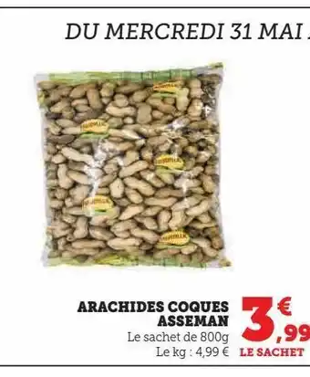 Arachides coques asseman