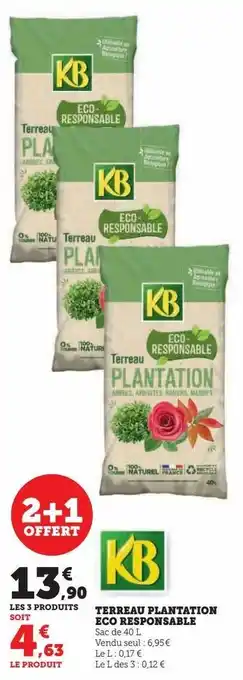 Terreau plantation eco responsable