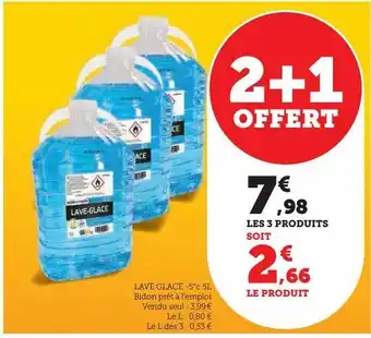 Super U Lave glace -5°c 5l offre