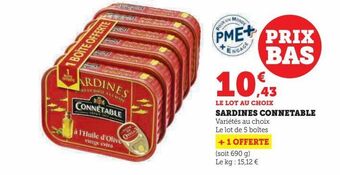 Sardines connetable