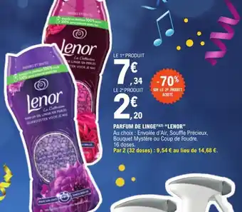 E.Leclerc PARFUM DE LINGE(¹²) "LENOR" offre