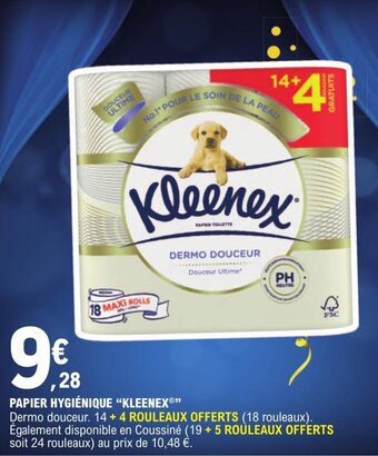 E.Leclerc PAPIER HYGIÉNIQUE "KLEENEX®" offre