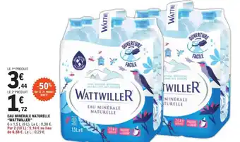 E.Leclerc EAU MINÉRALE NATURELLE "WATTWILLER" offre