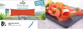 E.Leclerc TRUITE FUMÉE D'AQUITAINE(¹) "OVIVE" offre