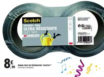 RUBAN TOILE DE RĂPARATION "SCOTCHÂź"