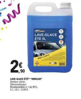 E.Leclerc LAVE-GLACE ÉTÉ(3) "IMDICAR" Senteur citron. offre