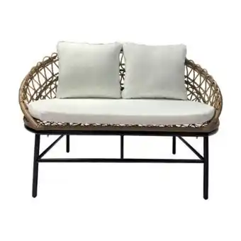Oogarden Banc de jardin 2 places acier anthracite karon offre