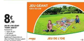 JEU DE L'OIE GĂANT "FERRY JOUETS"