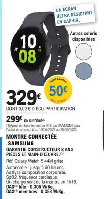 MONTRE CONNECTÉE SAMSUNG