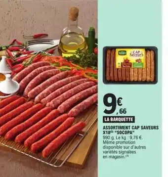 E.Leclerc ASSORTIMENT CAP SAVEURS X18 "SOCOPA" offre