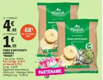 E.Leclerc FONDS D'ARTICHAUTS SURGELES offre