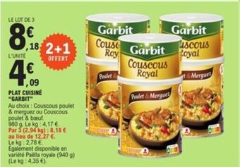 E.Leclerc PLAT CUISINE "GARBIT" offre