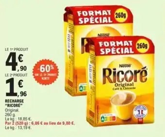 E.Leclerc RECHARGE "RICORE" offre